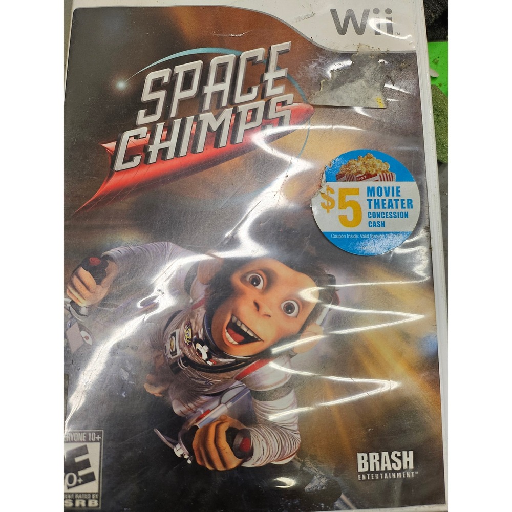 Space Chimps Nintendo Wii Video Game Brash Entertainment Redtribe E10+